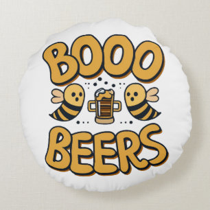 Boo Bees Round Cushion
