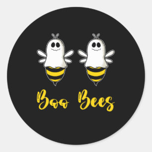 Boo Beez Bee Halloween Bees Classic Round Sticker