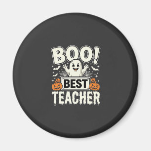 Boo Best Teacher Halloween Ghost Design_1 Magnet