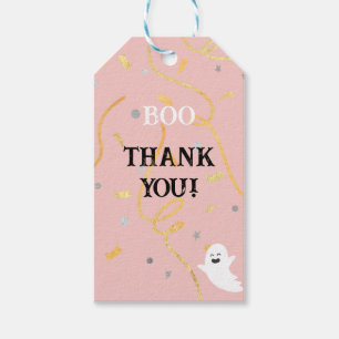 Boo Birthday Party Thank You Favour Tags