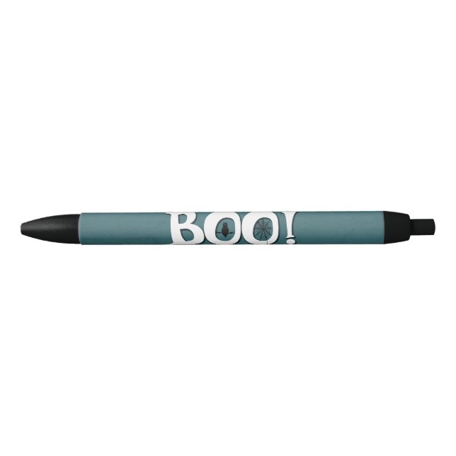 Boo! Black Ink Pen (Front)