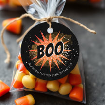 Boo | Black & Orange Halloween