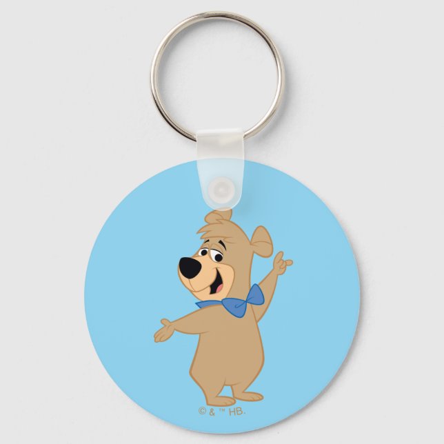 Boo-Boo Bear Arms Wide Key Ring (Front)