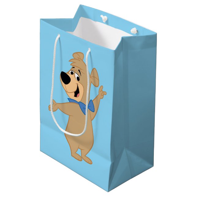 Boo-Boo Bear Arms Wide Medium Gift Bag (Front Angled)