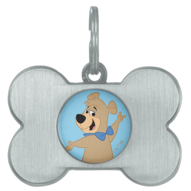 Boo-Boo Bear Arms Wide Pet ID Tag (Front)