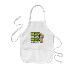 Boo-Boo Bear Hello Hello Hello From Jellystone Kids Apron