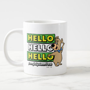 Boo-Boo Bear Hello Hello Hello From Jellystone Large Coffee Mug