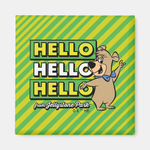 Boo-Boo Bear Hello Hello Hello From Jellystone Magnet
