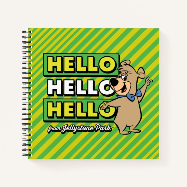 Boo-Boo Bear Hello Hello Hello From Jellystone Notebook (Front)