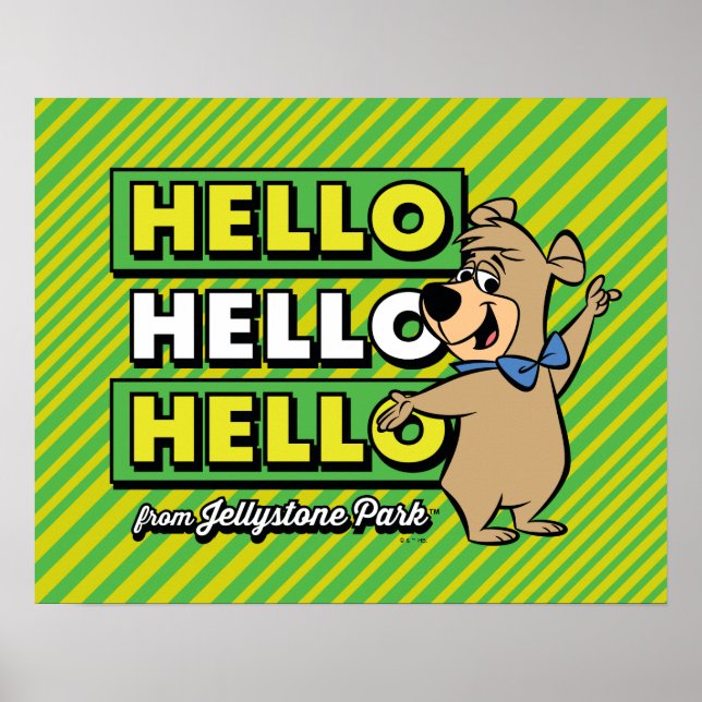 Boo-Boo Bear Hello Hello Hello From Jellystone Poster (Front)