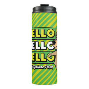 Boo-Boo Bear Hello Hello Hello From Jellystone Thermal Tumbler