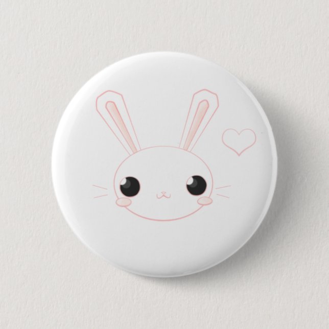 Boo-Boo Bunny Chan Button (Front)
