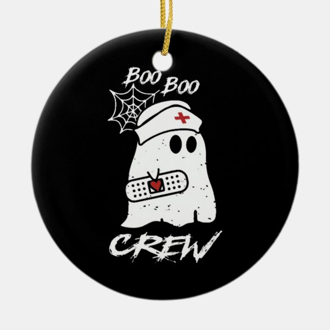 Boo Boo Crew Ceramic Tree Decoration (Front)