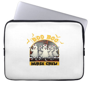 BOO BOO CREW CLASSIC NURSE HALLOWEEN T-SHIRT Overs Laptop Sleeve