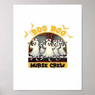 BOO BOO CREW CLASSIC NURSE HALLOWEEN T-SHIRT Overs Poster