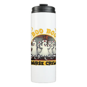 BOO BOO CREW CLASSIC NURSE HALLOWEEN T-SHIRT Overs Thermal Tumbler