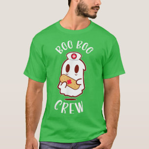 Boo Boo Crew Cute Ghost Nurse Halloween Costume 52 T-Shirt