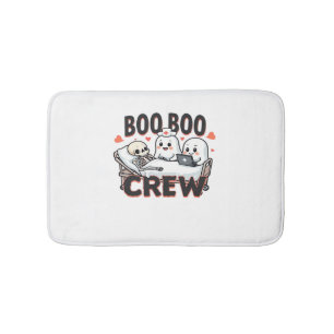 Boo Boo Crew Cute Halloween Nurse Ghosts Essential Bath Mat