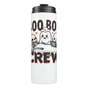 Boo Boo Crew Cute Halloween Nurse Ghosts Essential Thermal Tumbler