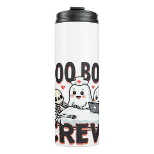 Boo Boo Crew Cute Halloween Nurse Ghosts Essential Thermal Tumbler