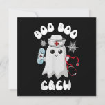 Boo Boo Crew Cute Nurse Ghost Funny Halloween<br><div class="desc">Boo Boo Crew Cute Nurse Ghost Funny Halloween</div>