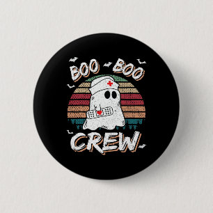 Boo Boo Crew Funny Ghost Ems Emt Paramedic Nurse H 6 Cm Round Badge
