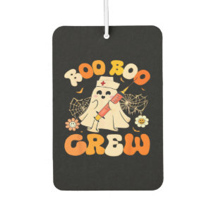 Boo Boo Crew Funny Ghost For Nurse, Retro Hallowee Car Air Freshener