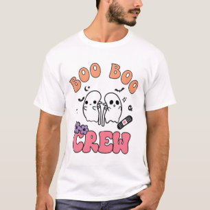 Boo Boo Crew Funny Ghost Kidney Halloween Dialysis T-Shirt