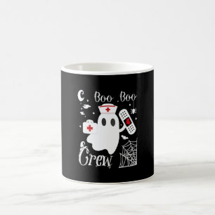 Boo Boo Crew Funny Ghost Nurse Halloween Costume Coffee Mug