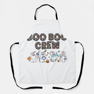 Boo Boo Crew � Funny Halloween Nurse Ghosts Medica Apron