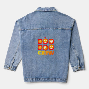 Boo Boo Crew – Funny Halloween Nurse Ghosts Medica Denim Jacket