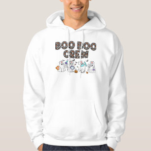 Boo Boo Crew � Funny Halloween Nurse Ghosts Medica Hoodie