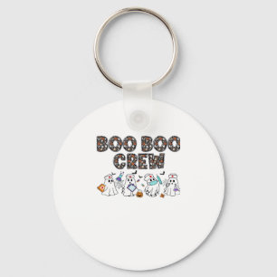 Boo Boo Crew � Funny Halloween Nurse Ghosts Medica Key Ring