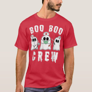 Boo Boo Crew Funny Nurse Halloween Ghost Costume G T-Shirt