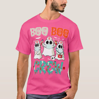 Boo Boo Crew Ghost Doctor Paramedic Emt Nurse Hall T-Shirt