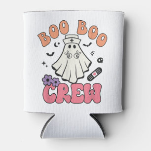 Boo Boo Crew Ghost Doctor Paramedic Nurse Hallowee Can Cooler