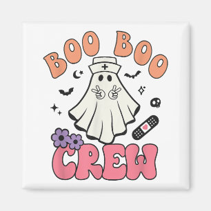 Boo Boo Crew Ghost Doctor Paramedic Nurse Hallowee Magnet
