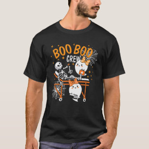 Boo Boo Crew Ghost Doctor Paramedic Skeleton Nurse T-Shirt