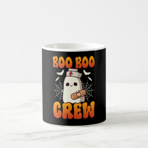 Boo Boo Crew Ghost Funny Nursing Spooky Halloween Coffee Mug
