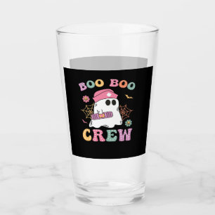 Boo Boo Crew Ghost Nurse Classic T-Shirt Glass