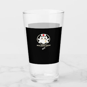 Boo Boo Crew Ghost Nurse - Cute and Spooky Hallowe Glass