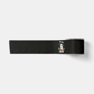 Boo Boo Crew Ghost Nurse Halloween Spooky Satin Ribbon