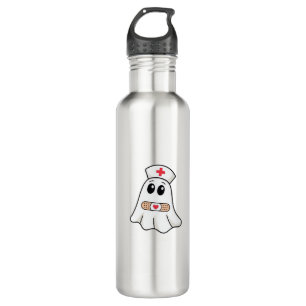 Boo Boo Crew Ghost Nurse Oversized T-Shirt 710 Ml Water Bottle