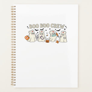 Boo Boo Crew Ghost Nurse Oversized T-Shirt Planner