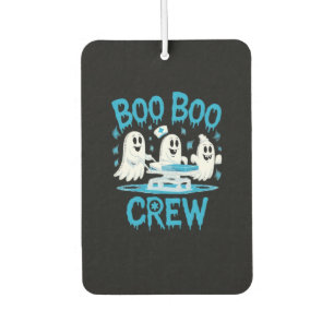 Boo Boo Crew Ghost Paramedic Nurse Halloween Essen Car Air Freshener