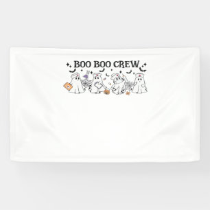 boo Boo Crew Halloween Classic T-Shirt Banner