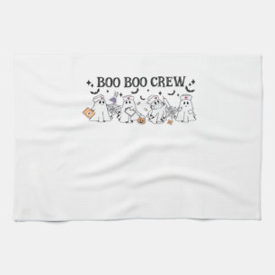 boo Boo Crew Halloween Classic T-Shirt Tea Towel