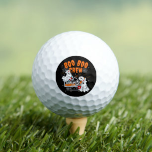 Boo Boo Crew Halloween Ghost Nurse Golf Balls