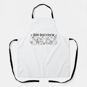 Boo Boo Crew Halloween Nurse Classic T-Shirt Apron