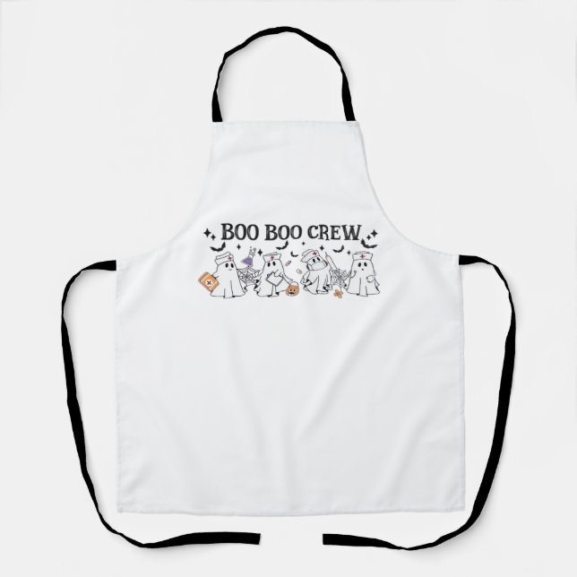 Boo Boo Crew Halloween Nurse Classic T-Shirt Apron (Front)